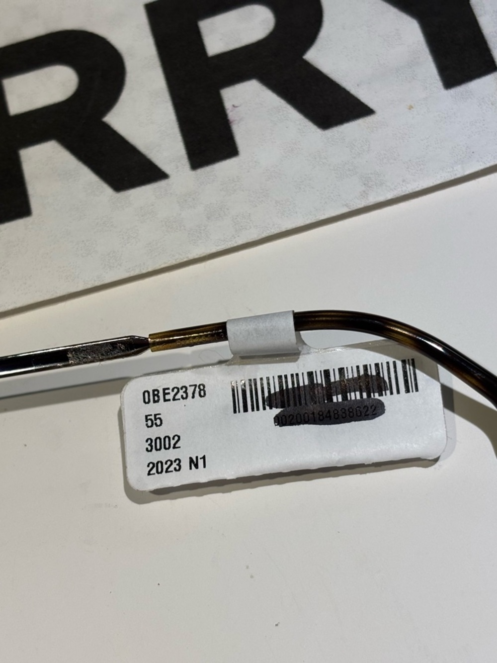 New Burberry BE2378 3002 Ellis Dark Havana Optical Glasses Extra Long Temples - Picture 10 of 13